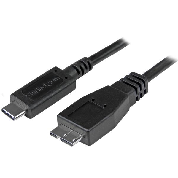 STARTECH.COM USB-C TO MICRO-B CABLE - M/M - 1M (3FT) - USB 3.1 (10GBPS), 2 YR STARTECH — view 2
