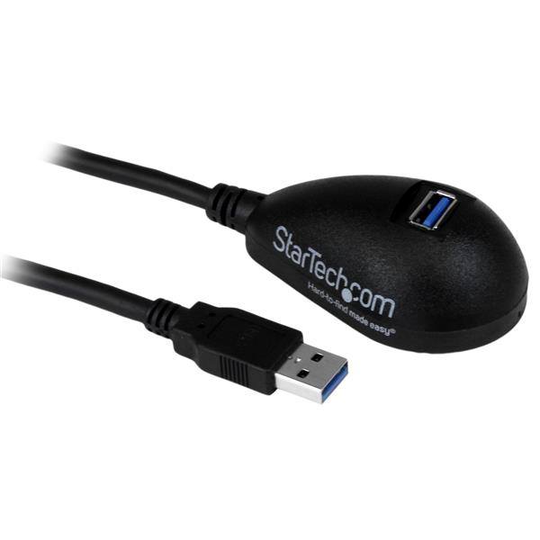 STARTECH.COM BLACK DESKTOP SUPERSPEED USB 3.0 EXTENSION CABLE - A TO A M/F LTW STARTECH — view 2