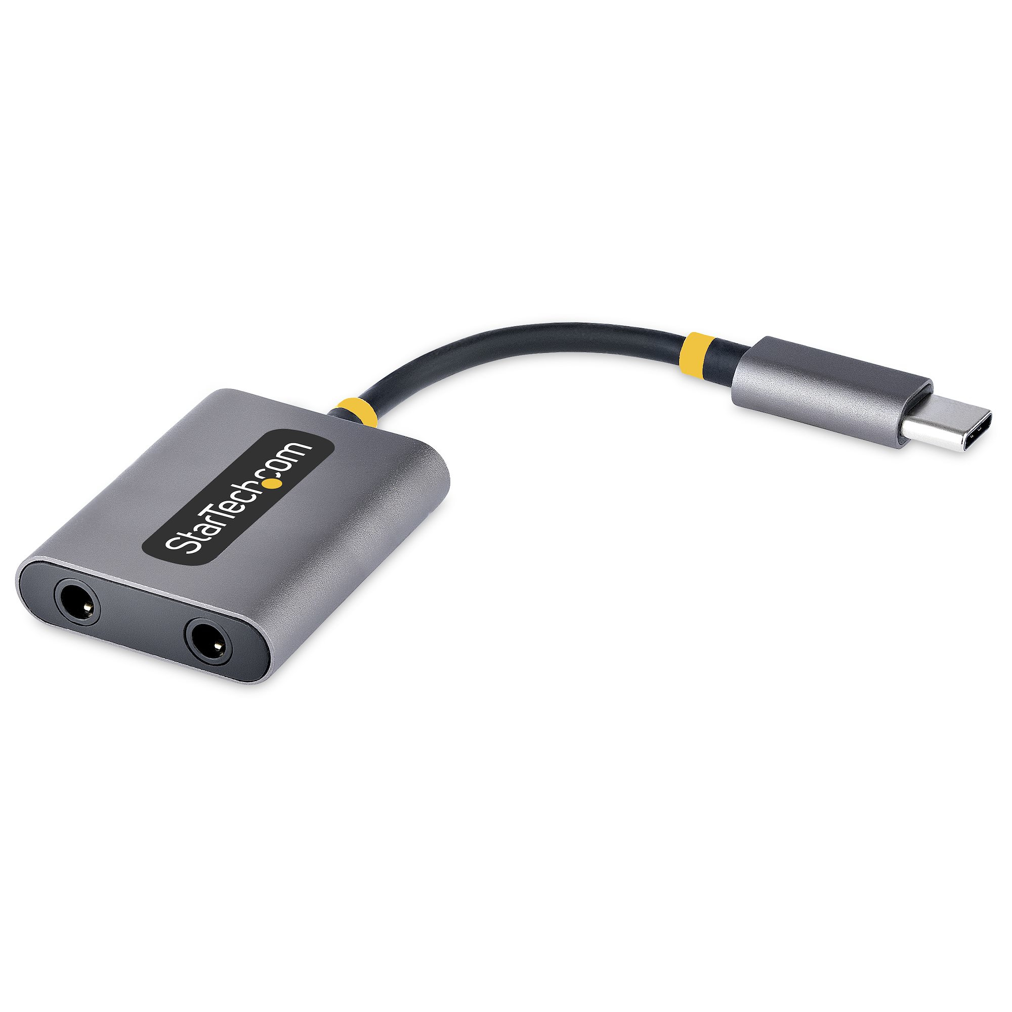 STARTECH.COM USB-C HEADPHONE SPLITTER, USB C DUAL HEADSET ADAPTER W/MICS 2 YR STARTECH — view 2