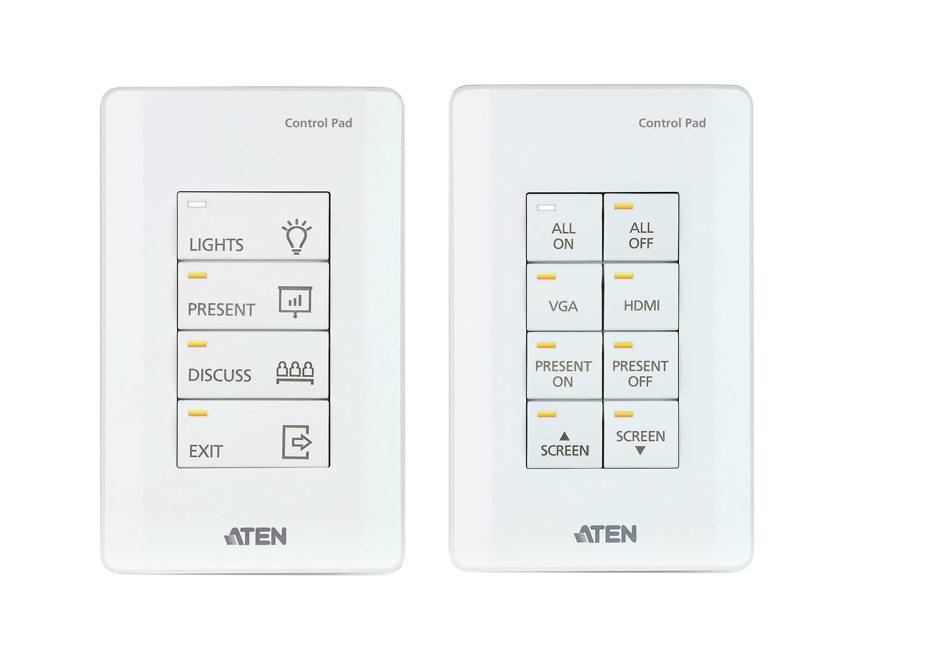ATEN 8 BUTTON CONTROL PAD WITH 1 GANG US WALL PLATE ATEN — view 2