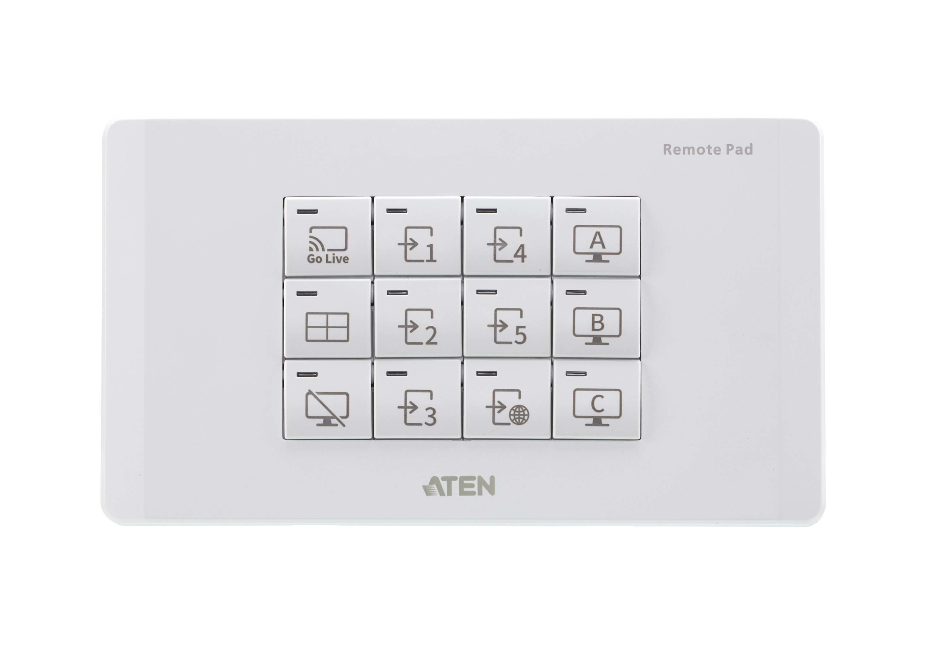 ATEN 4 KEY REMOTE PRESENTATION SWITCH IP CONTROL KEYPAD ATEN — view 2