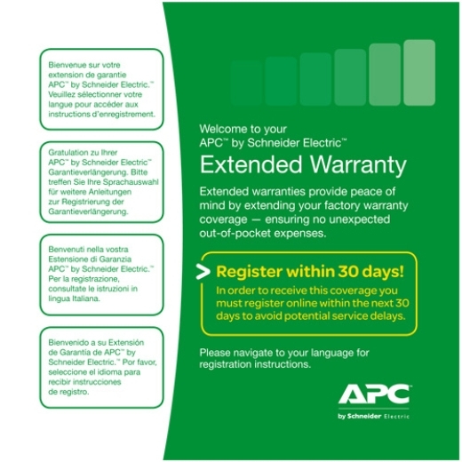 APC (1) YEAR WARRANTY EXTENSION FOR (1) EASY UPS SMV LEVEL 03 APC — view 2