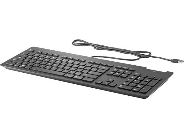 HP Business Slim Smartcard Keyboard HP — view 2