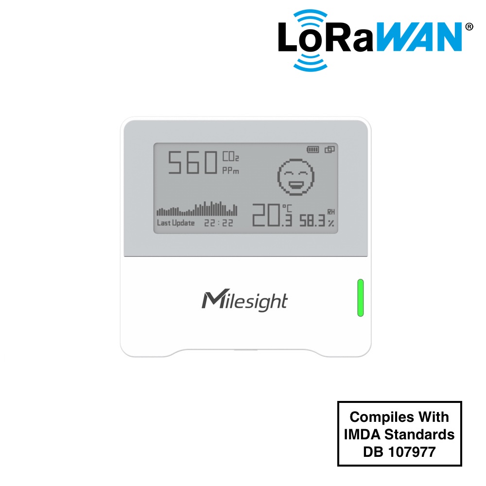 Milesight AM103 Indoor Ambience Monitoring IoT LoRaWAN Sensor Milesight IoT — view 2