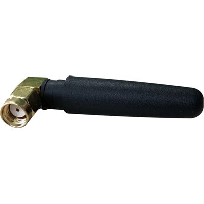 2dBi 2.4GHz Omni Indoor Antenna with Fixed Right Angle RP-SMA Male Connector Go Wireless NZ — view 2