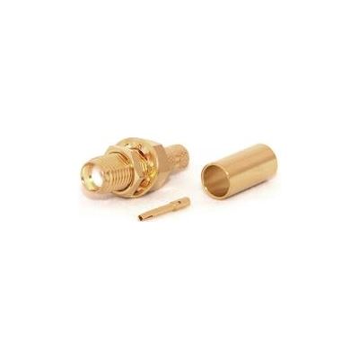 SMA Female Bulkhead CRMP Connector for LMR195/RG58 Go Wireless NZ — view 2