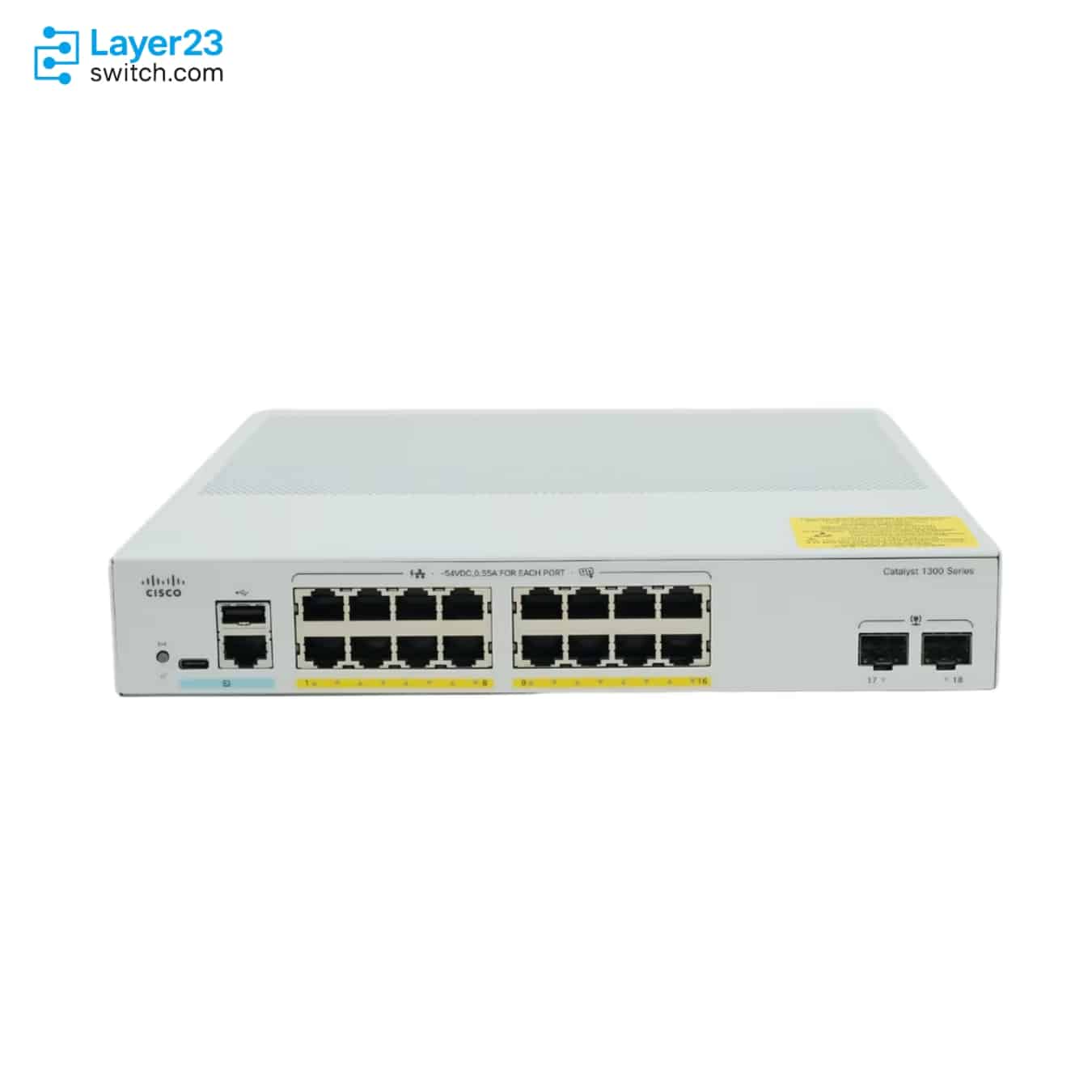 Cisco Catalyst 1200 16-port GE, PoE, 2x1G SFP Cisco — view 2