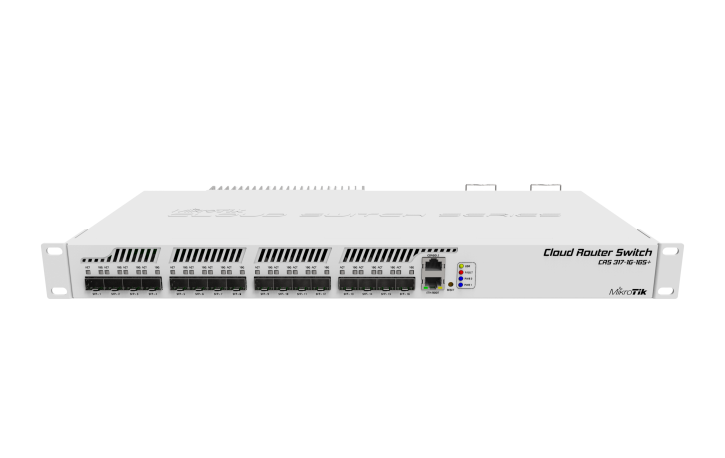 MikroTik CRS317-1G-16S+RM Cloud Router Switch with 16 x  SFP+ 10Gbps Fibre Ports MikroTik — view 2
