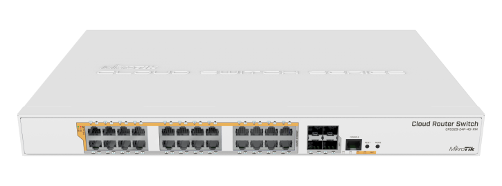 MikroTik CRS328-24P-4S+RM 24 Port Gigabit 802.3af + Passive PoE Switch MikroTik — view 2
