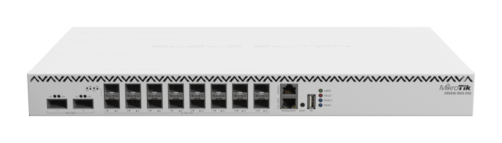 MikroTik Cloud Router Switch 518-16XS-2XQ-RM Switch with 16x SFP28 and 2x QSFP28 100 Gigabit Ports MikroTik — view 1