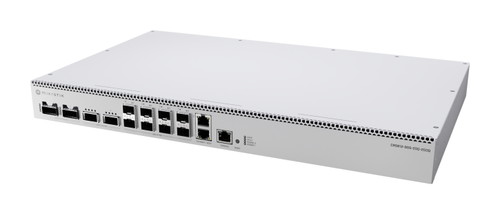 MikroTik CRS812-8DS-2DQ-2DDQ-RM Multi-Gig Switch with 2x 10G Ethernet, 8x SFP56, 2x QSFP56 and 2x QSFP56-DD Ports MikroTik — view 2