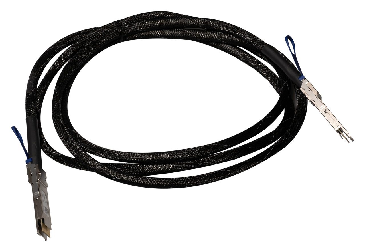 MikroTik DDQ+DA0003 400-Gigabit QSFP-DD direct attach cable, 3m long. Enables easy direct connectivity between ultra-fast devices MikroTik — view 2