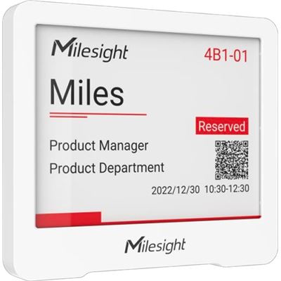 MIlesight LoRaWAN AS923/AU915 DS3604 IoT E-Ink Display Milesight IoT — view 2