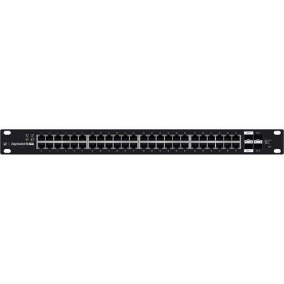 Ubiquiti EdgeSwitch 48 500W, 48 Gigabit Ethernet Dual POE+ IEEE 802.3at/af and 24V Passive PoE Switch, 2 SFP+ Ports & 2 SPF Ports Ubiquiti — view 2