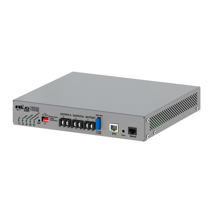ALGcom FN-2400-15-SNMP 24V, 15A UPS Battery Charging Supply ALGcom — view 2