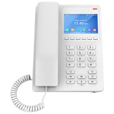 Grandstream GHP630W Desktop Hotel SIP IP Phone with 3.5' Colour LCD, PoE, Dual-band WiFi 6 - White Grandstream Networks — view 2