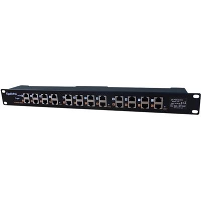 PoE World 12 Port Gigabit Midspan PoE Mode A+B Injector PoE World — view 2
