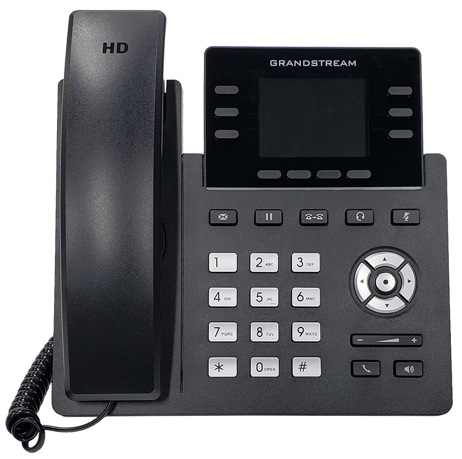 Grandstream GRP2613W 6 Lines, 6 SIP Accounts,  2.8 in Colour Screen, PoE + GigE and Wi-Fi Grandstream Networks — view 2