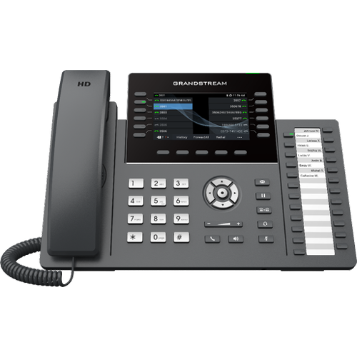 Grandstream GRP2636 6+6 lines, Gigabit, WF/BT, Colour Screen, 24 paper based BLF keys Grandstream Networks — view 2