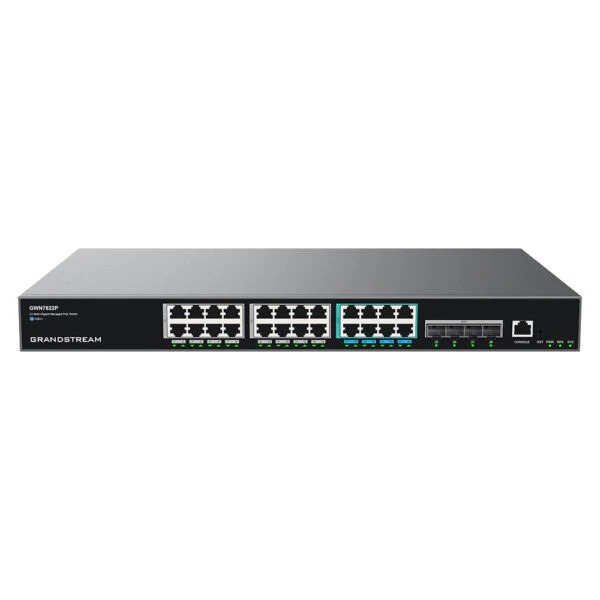 Grandstream GWN7822P Enterprise Layer 3 Managed Multi-Gigabit PoE Network Switch, 8 x 2.5 GigE PoE++, 4 x 10G SFP+, 16 x GigE PoE Grandstream Networks — view 1