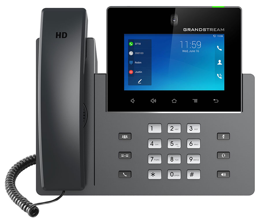 Grandstream GXV3450 5 inch Smart Touchscreen Android Video Phone  with Wi-Fi Connectivity Grandstream Networks — view 2