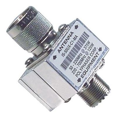 PolyPhaser IS-50UX-C1-MA UHF-Male to UHF-Female DC Blocked Protector PolyPhaser — view 2