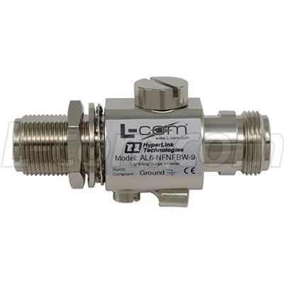 N-Female to N-Female Bulkhead 0-6GHz 90V Lightning Protector L-com — view 1