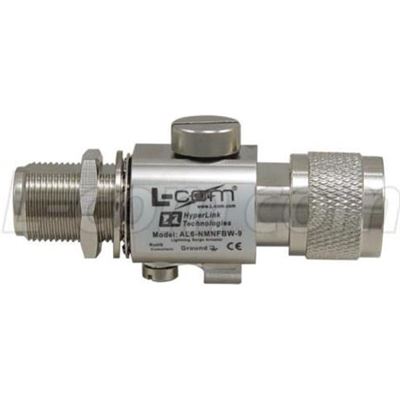 L-com N-Male to N-Female Bulkhd 6GHz 90V Lightning Protector L-com — view 2