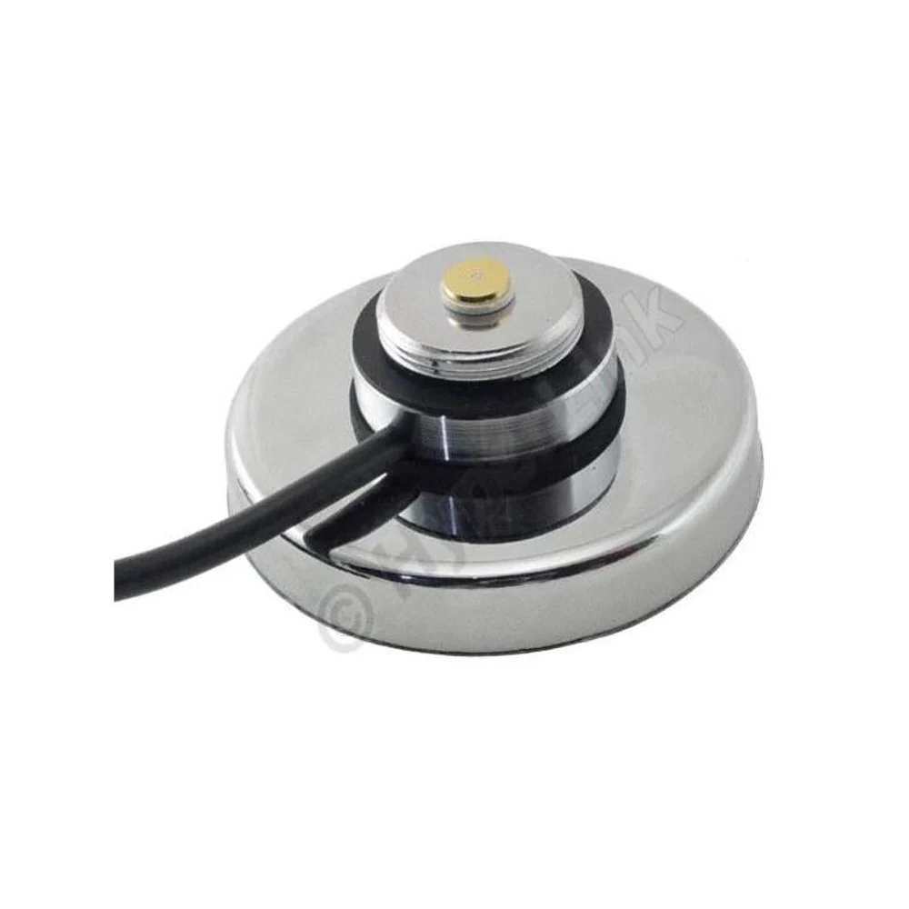 L-com NMO-Series Chrome Mobile Magnetic Mount with 3m LLC195 and SMA Male Connector L-com — view 2