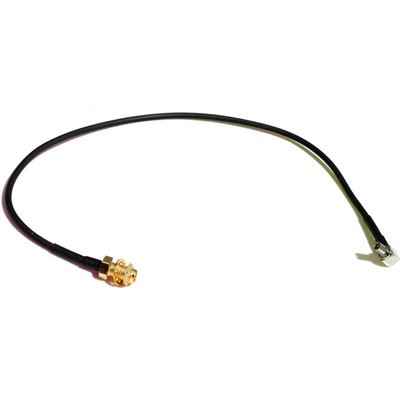 TS9 Male RA to SMA Female Bulkhead 30cm LLC100 50 Ohm Coax Pigtail Go Wireless NZ — view 2