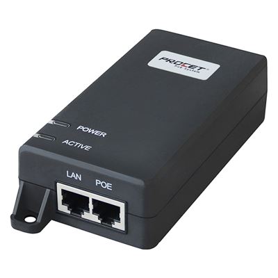 Procet 55V DC 30 Watt Gigabit 802.3af/at Power over Ethernet Supply Procet PoE Systems — view 1
