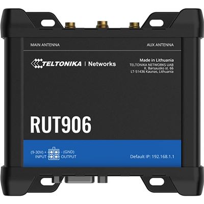 Teltonika RUT906 Dual SIM 4G/LTE Cat 4 Router with Serial, IO and Ethernet Teltonika — view 2