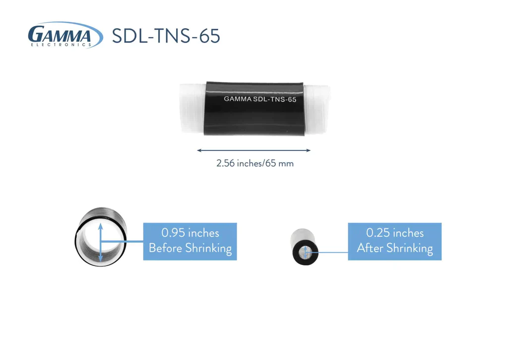 Gamma Electronics SDL-TNS-65 Silicone Cold Shrink Type N Connector to LMR-195 Cable or Larger Gamma Electronics — view 2