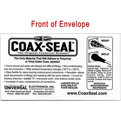 Coax-Seal Hand Moldable Plastic Weatherproofing Strip Universal Electronics — view 2