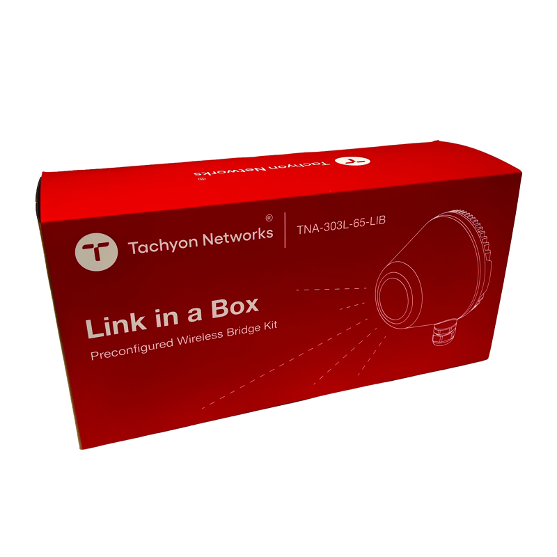 Tachyon Networks TNA-303L-65-LIB Outdoor 60 GHz PTP Link in a Box Kit