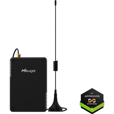Milesight UG56 Industrial AS923/AU915 LoRaWAN IoT gateway with Cellular Backhaul and PoE support Milesight IoT — view 2