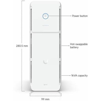 Ubiquiti UniFi UPS Tower Managed 1kVA Uninterruptible Power Supply With 10 Outlets and Hot Swappable Battery Ubiquiti — view 2