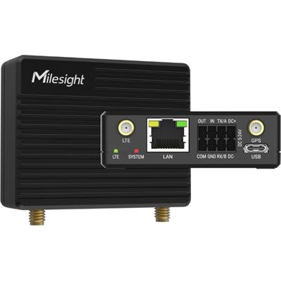Milesight UR41 low power Mini Industrial 4G/LTE IoT Router with Serial and I/O Milesight Networks — view 2
