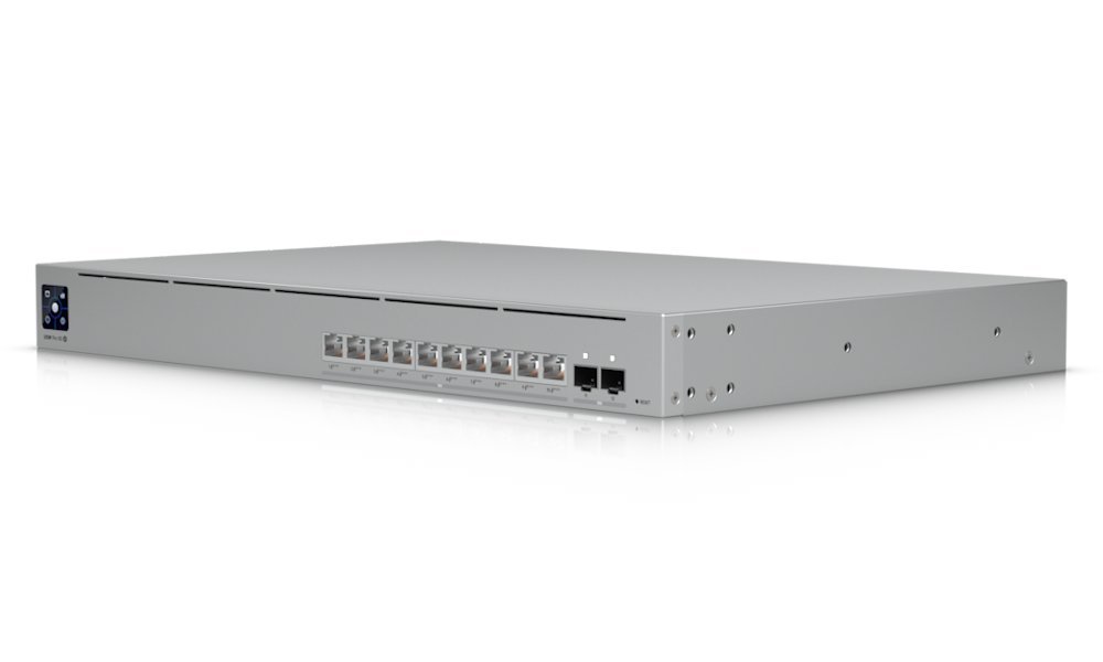 Ubiquiti UniFi Pro XG 10 PoE 1U, professional-grade 10-port, Layer 3 Etherlighting™ PoE+++ switch with (10) 10 GbE and (2) 10G SFP+ ports Ubiquiti — view 1
