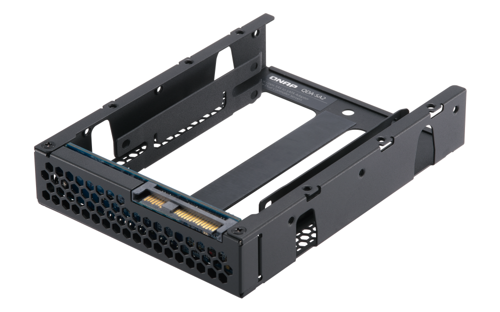 QNAP QDA-SA2-4PCS 6Gbps 3.5-inch SAS to 2.5-inch SATA drive adapter in 3.5-inch drive form factor for dual controller servers QNAP — view 2