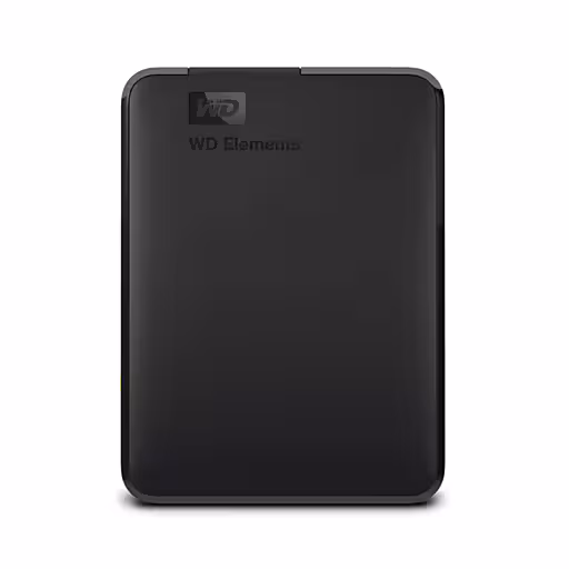 Western Digital WD Elements 1TB USB 3.0 2.5" Portable External Hard Drive - Slim Light Durable Shock Proof Black Plug & Play NTFS for Windows 10/8.1/7 WD — view 2