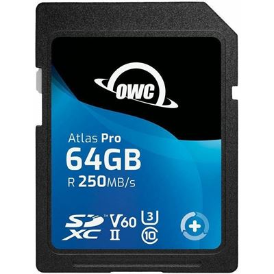 64GB Atlas Pro SDXC UHS-II V60 Media Card OWC — view 2