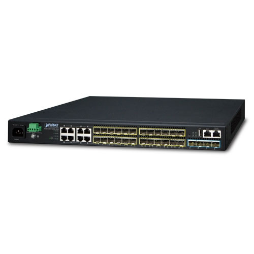 PLANET SGS-6341-16S8C4XR Layer 3 16-Port 100/1000X SFP + 8-Port Gigabit TP/SFP + 4-Port 10G SFP+ Stackable Managed Switch (100~240V AC, 36-75V DC) Planet — view 2