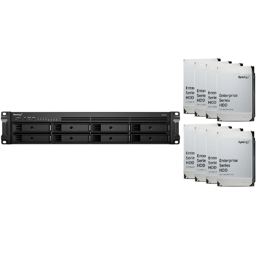 Synology RTG RS1221+ 8 Bay Rackmount NAS (32Tb) 8x Synology Plus Series 4Tb Synology — view 2