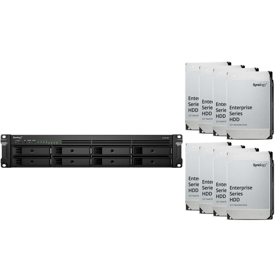 Synology RTG RS1221RP+ 2U 8 Bay Rackmount NAS (96Tb) 8x Synology Enterprise 12Tb Synology — view 2