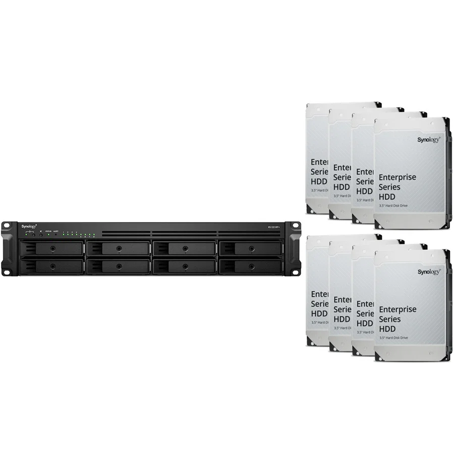 Synology RTG RS1221RP+ 2U 8 Bay Rackmount NAS (128Tb) 8x Synology Enterprise 16Tb Synology — view 2