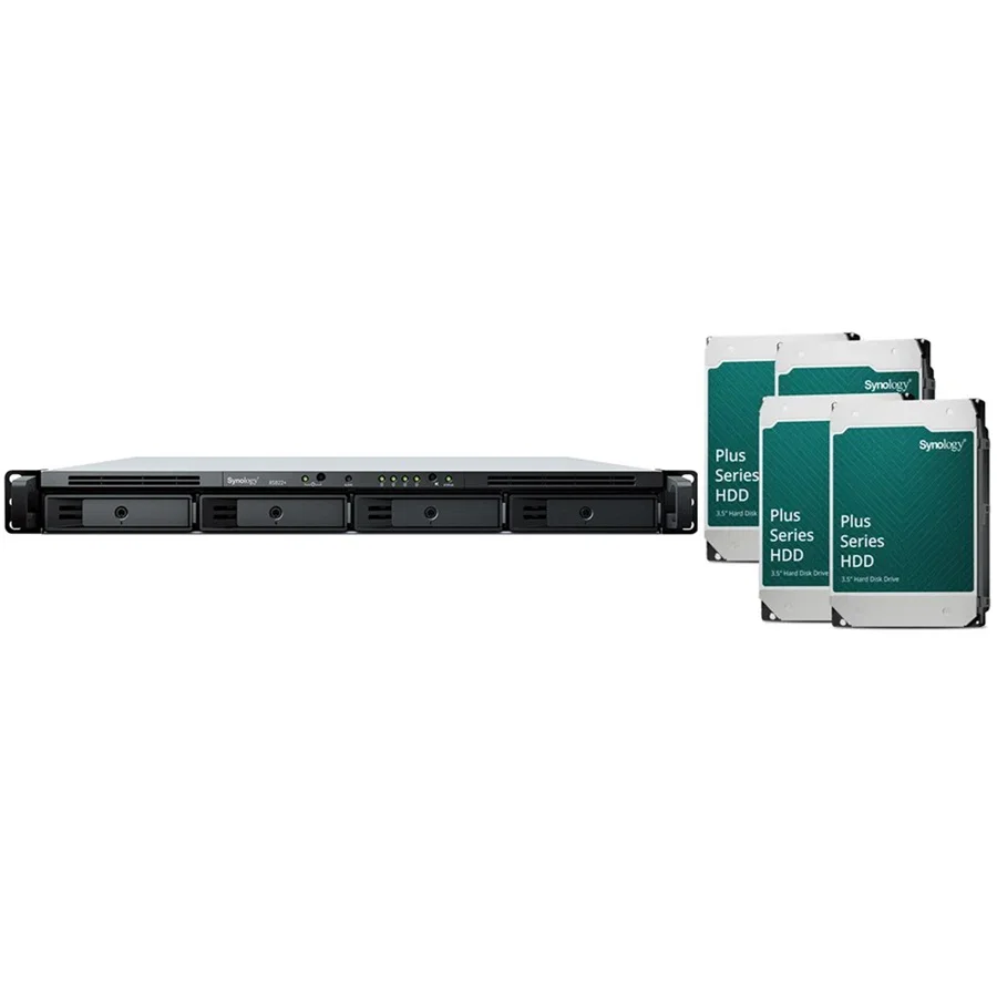 Synology RTG RS822+ 1U 4 Bay Rackmount NAS (24Tb) 4x Synology Plus Series 6Tb Synology — view 2