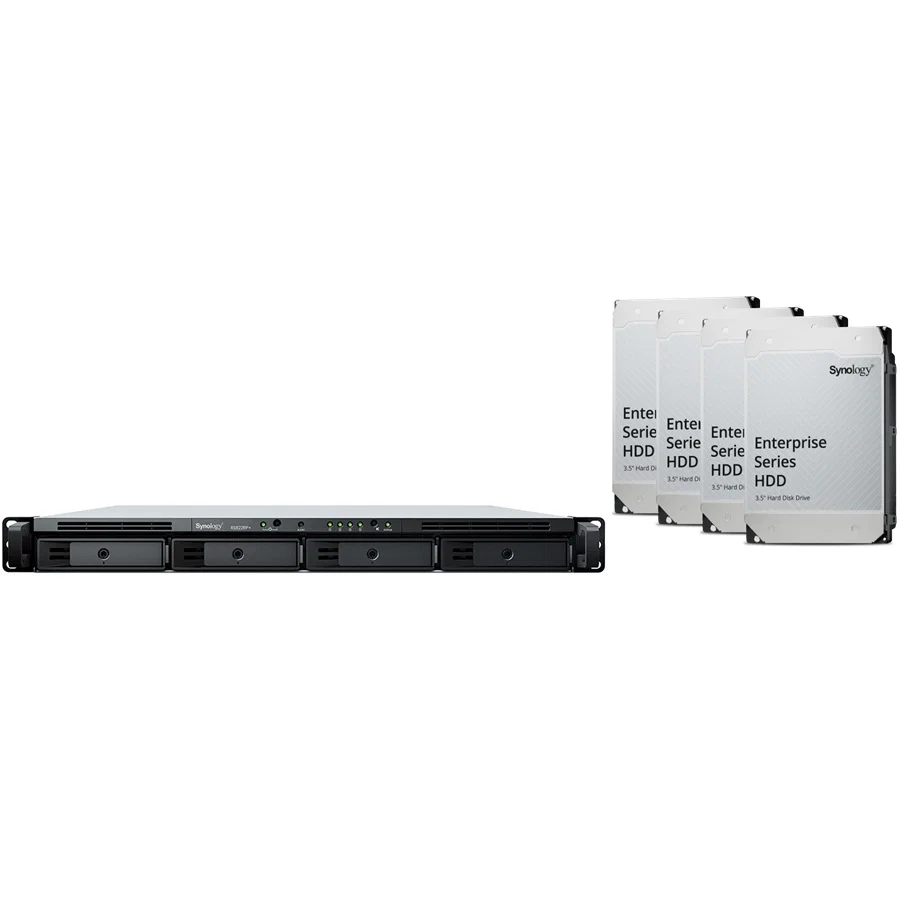 Synology RTG RS822RP+ 1U 4 Bay Rackmount NAS (16Tb) 4x Synology Enterprise 4Tb Synology — view 2