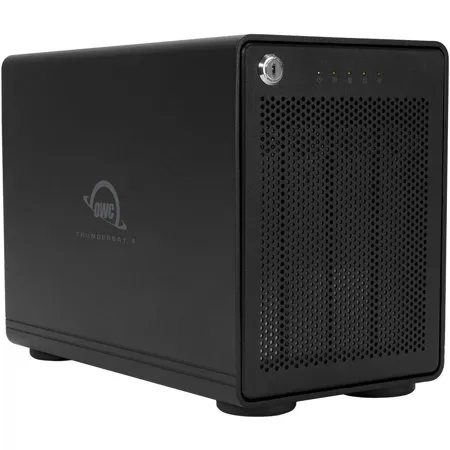 ThunderBay 4 Thunderbolt 40Gb/s 4-Bay Desktop External Storage RAID Solution with OWC SR for up to RAID 5 OWC — view 2