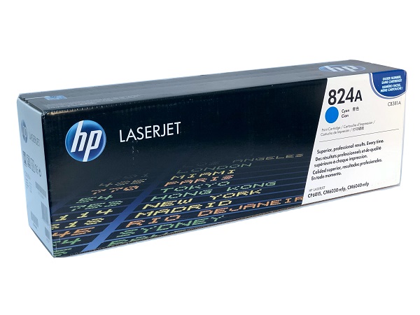 HP 824A CYAN LJ TONER CART CB381A HP — view 2